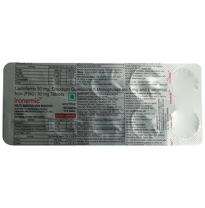 Ironemic Tablets