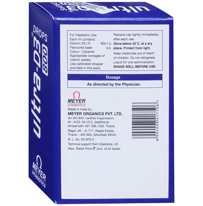 Ultra-D3 800IU Oral Drops