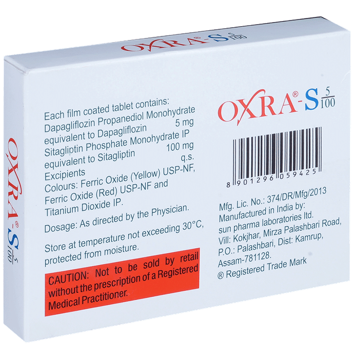 Oxra S 5/100 Tablets