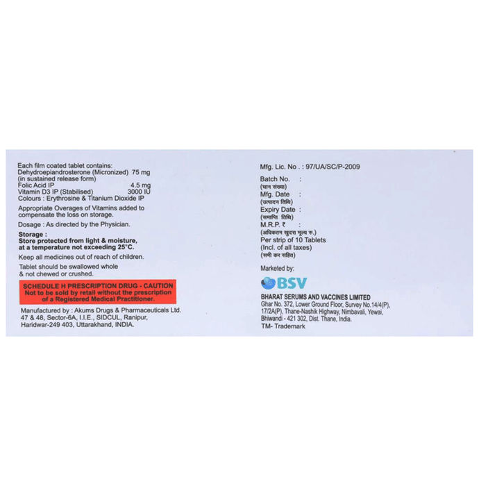 Evaserve Tablets