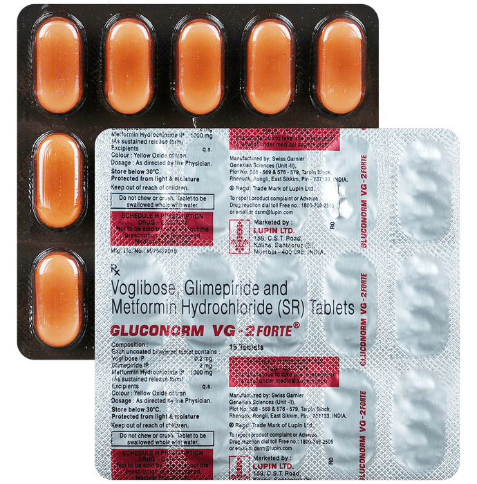 Gluconorm VG 2 Forte Tablets SR