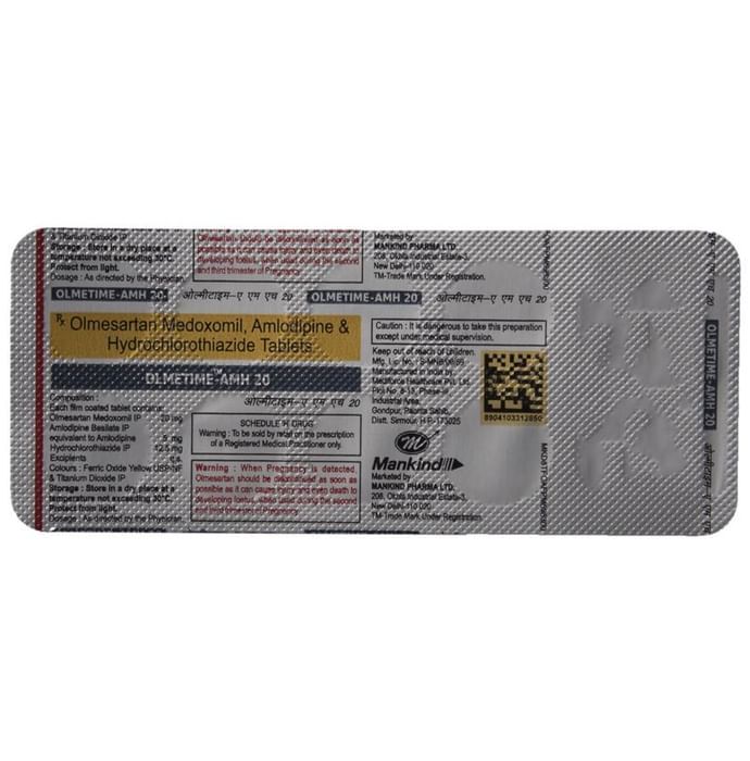 Olmetime-AMH 20 Tablets