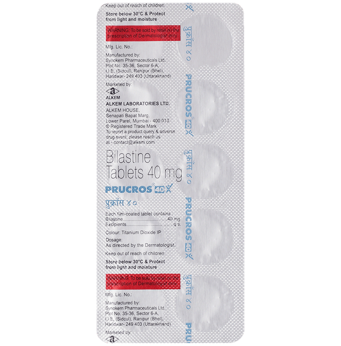 Prucros 40Mg Tablet