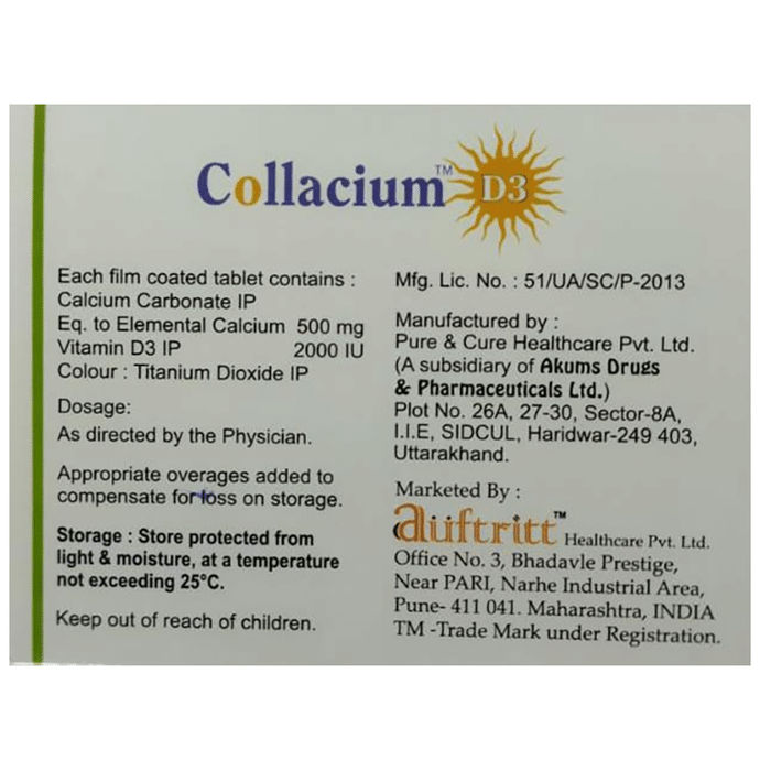 Collacium D3 Tablet