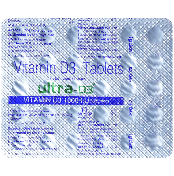 Ultra-D3 1K IU Tablets