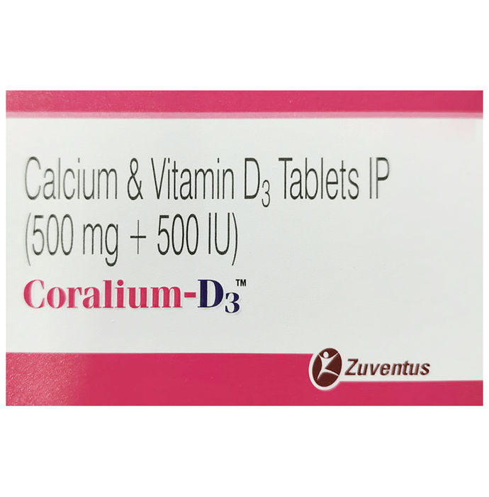 Coralium D3 Tablets 