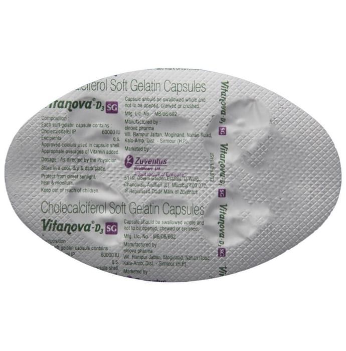 Vitanova-D3 SG Capsules