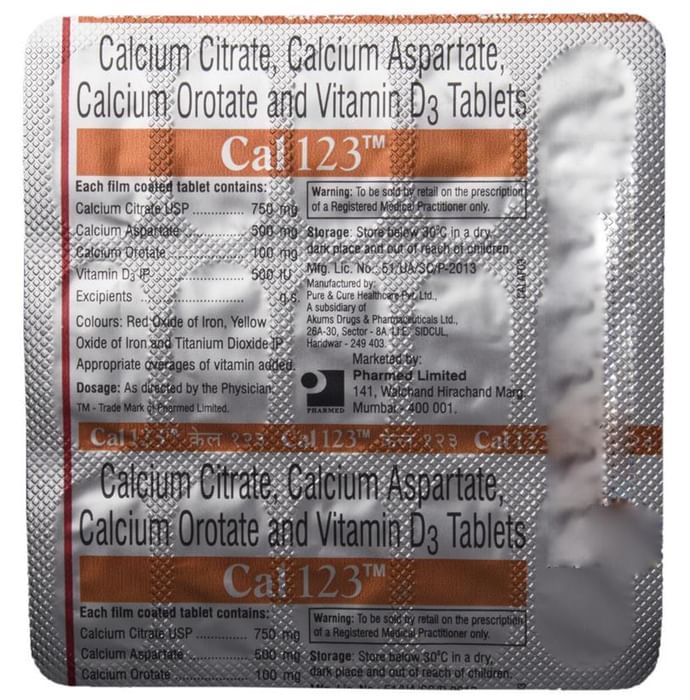 Cal 123 Tablets