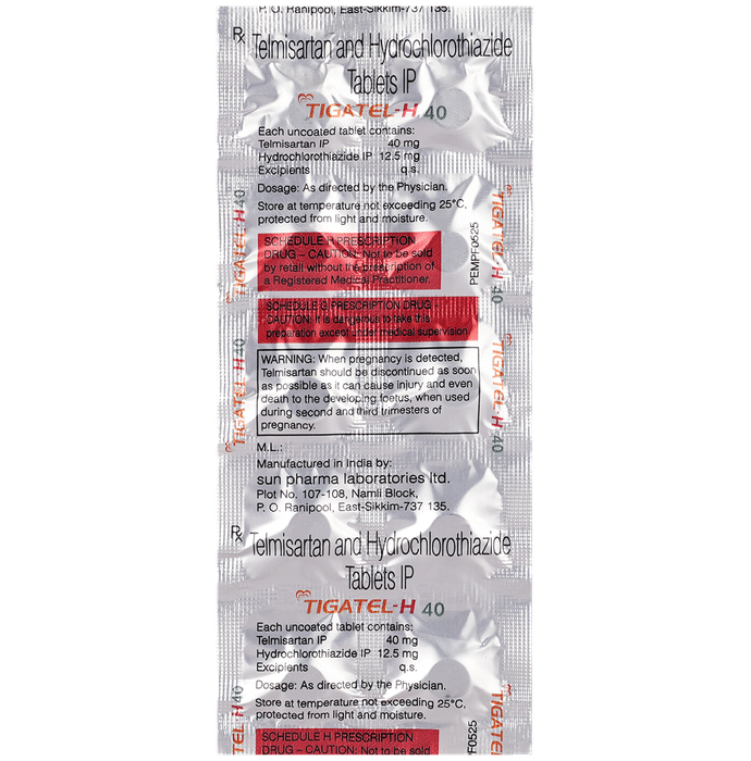 Tigatel-H 40 Tablets