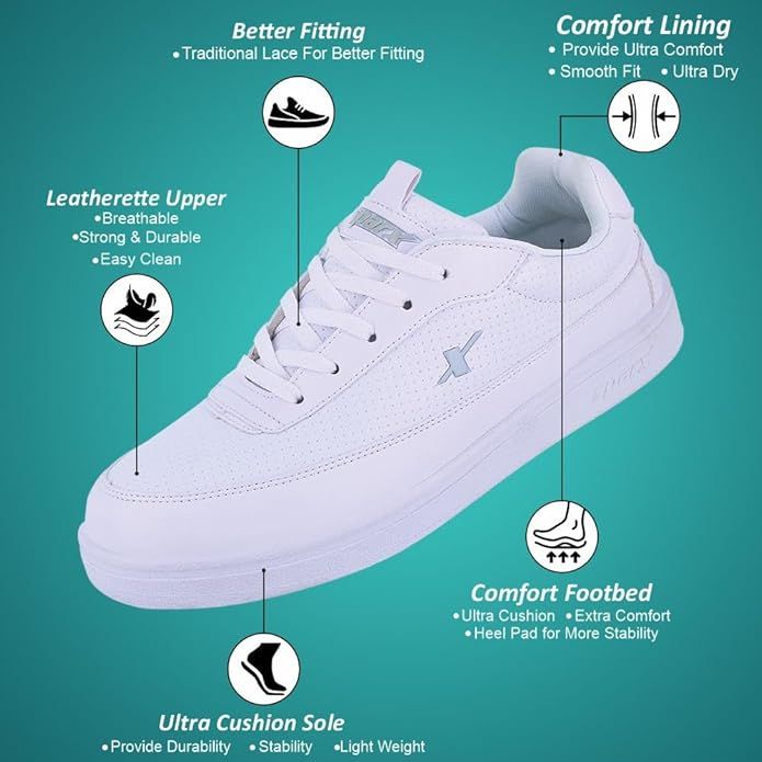 Sparx Casual shoe SM-734 White For Men - 8