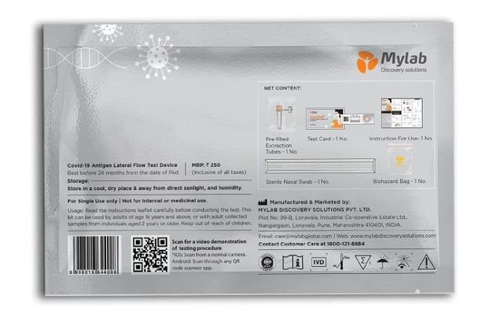 Mylab CoviSelf COVID-19 Rapid Antigen Self Test Kit