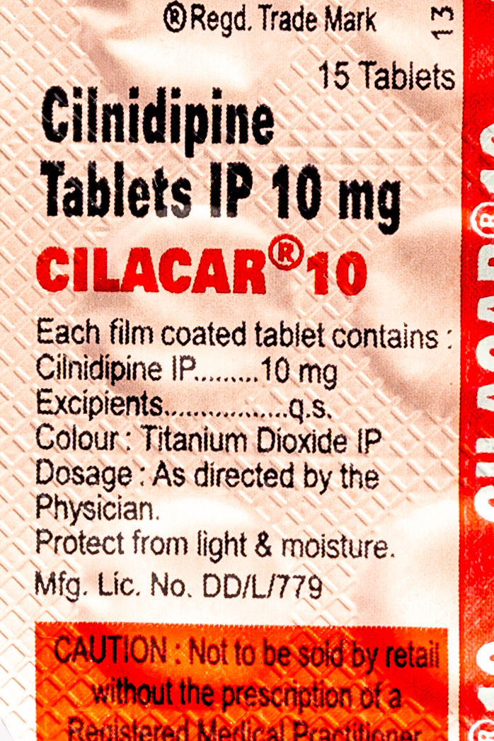 Cilacar 10 Tablets