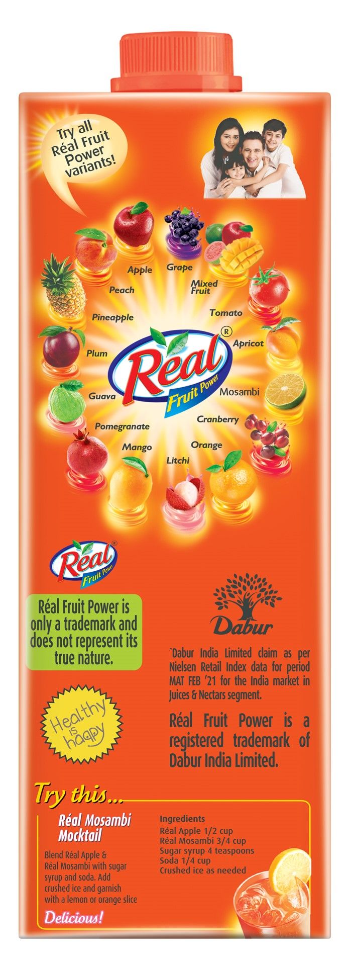 Dabur Real Mosambi Fruit Juice