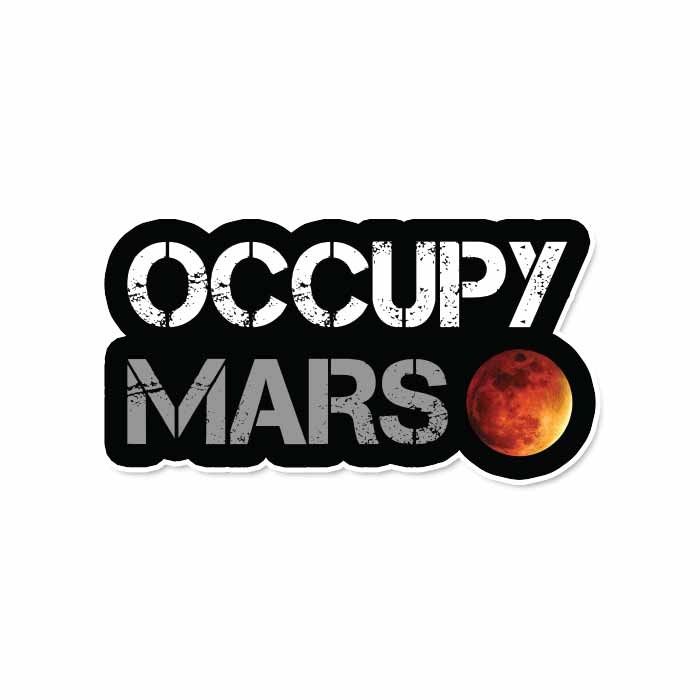 House of Festivals Occupy Mars - Sticker
