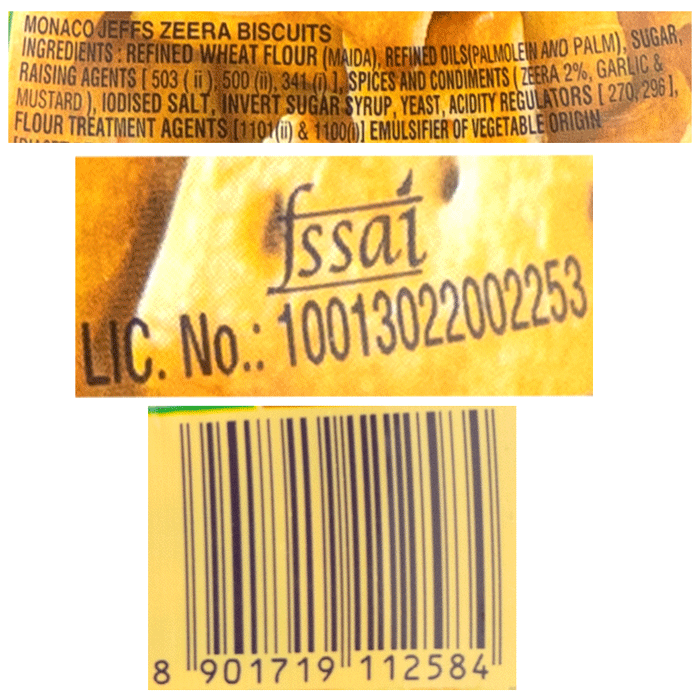 Parle Monaco Jeffs Zeera Biscuit