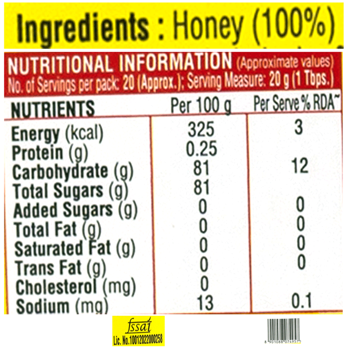 Saffola Active Honey – 100% Pure