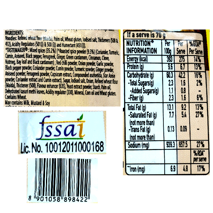 Maggi Special Masala Instant Noodles