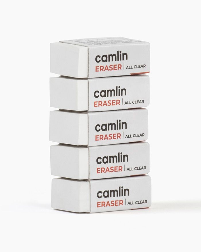 Camlin All Clear Erasers - Precise and Clean Erasing