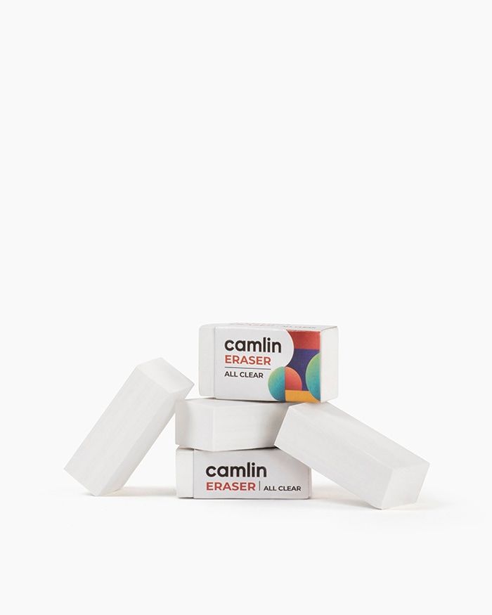 Camlin All Clear Erasers - Precise and Clean Erasing