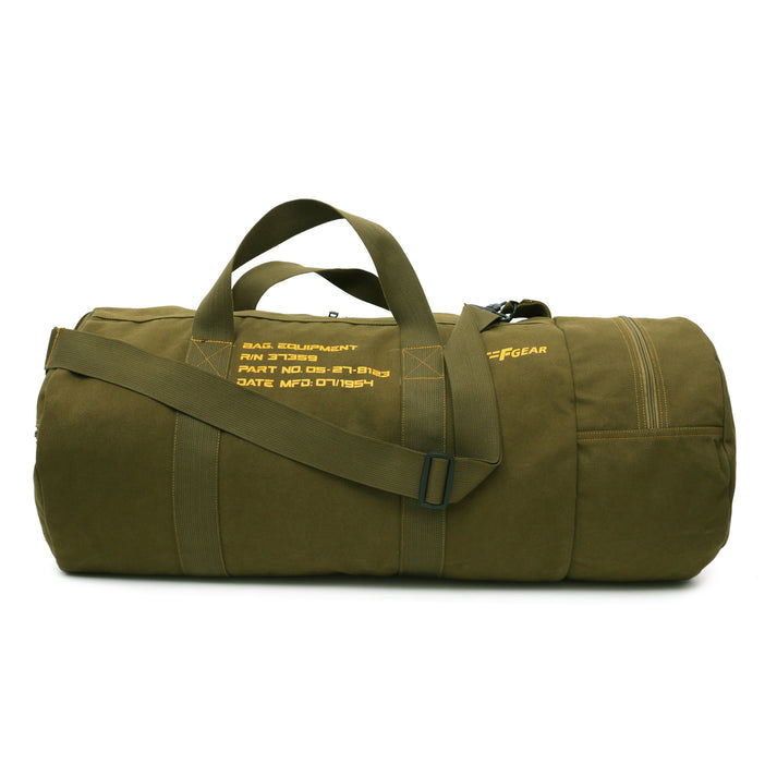 F Gear Unisex Canvas 74 L Duffle Bag | Olive