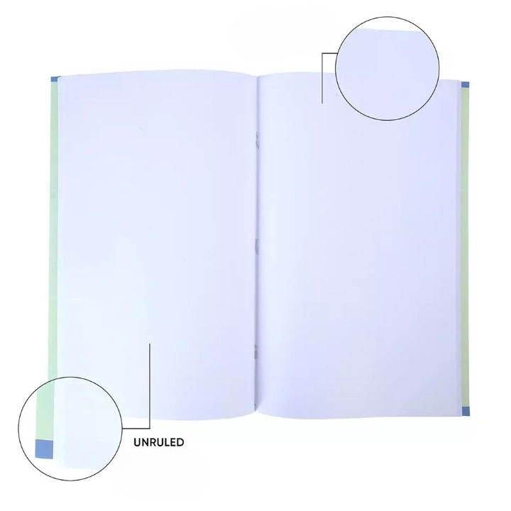 Doms Unruled NoteBook (Artificial Intelligence Series)- 140 Pages 1 pc Combo