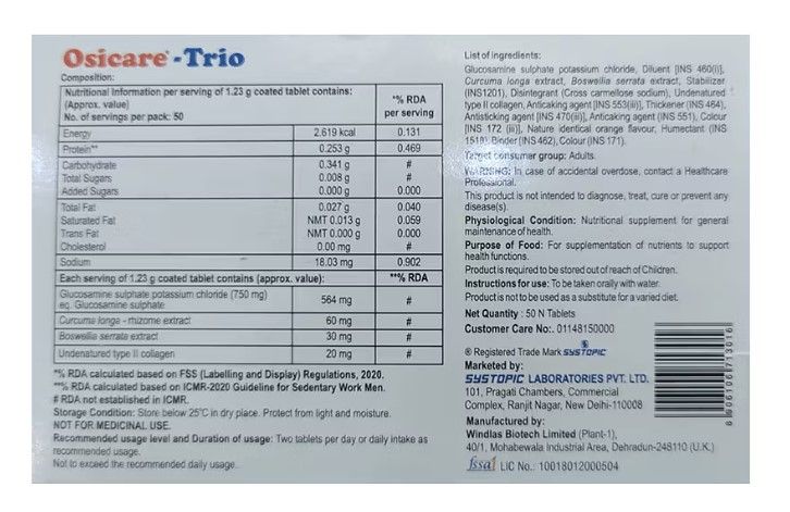 Osicare Trio Tablet