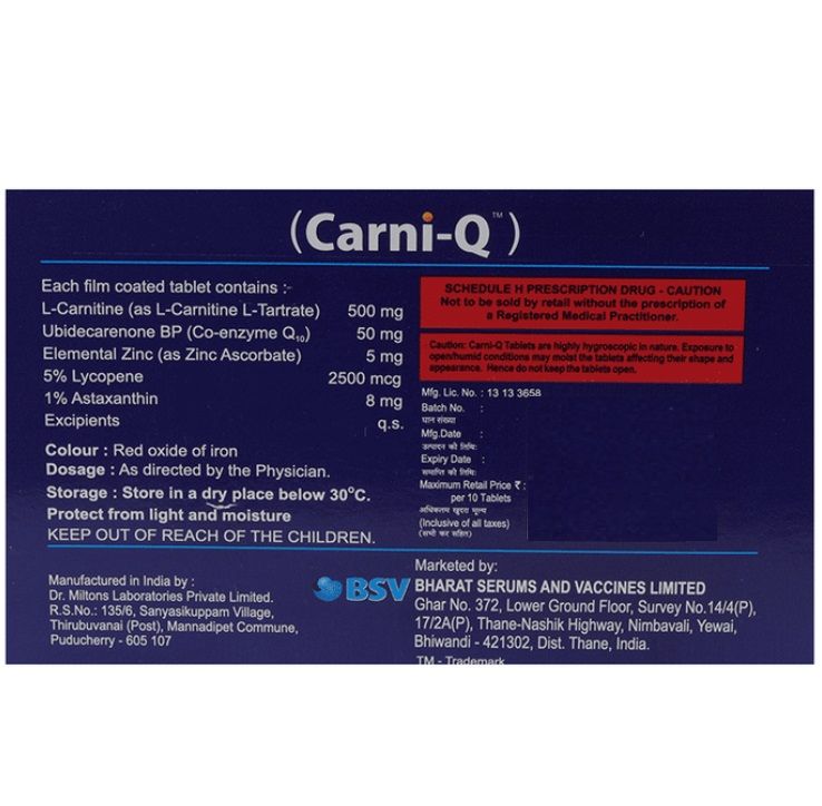 Carni-Q Tablets
