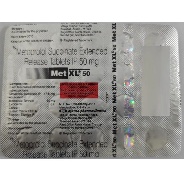 Met XL 50 Tablets