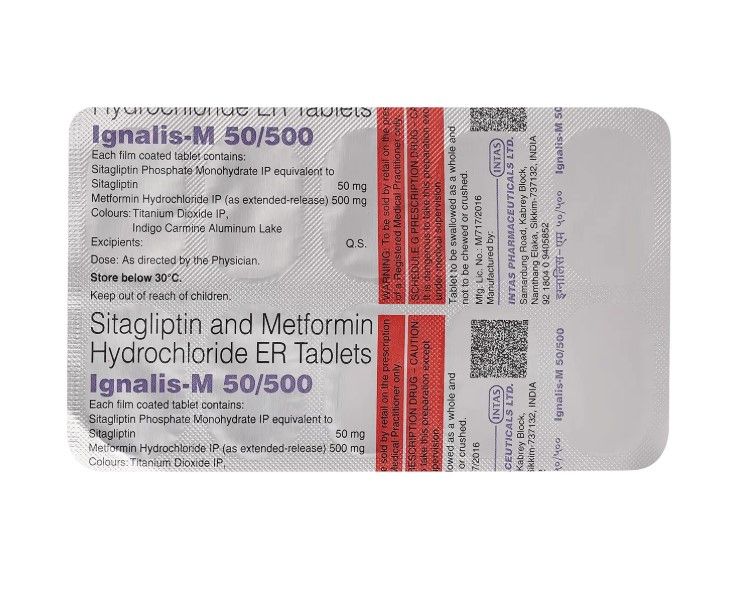 Ignalis-M 50/500 Tablets ER