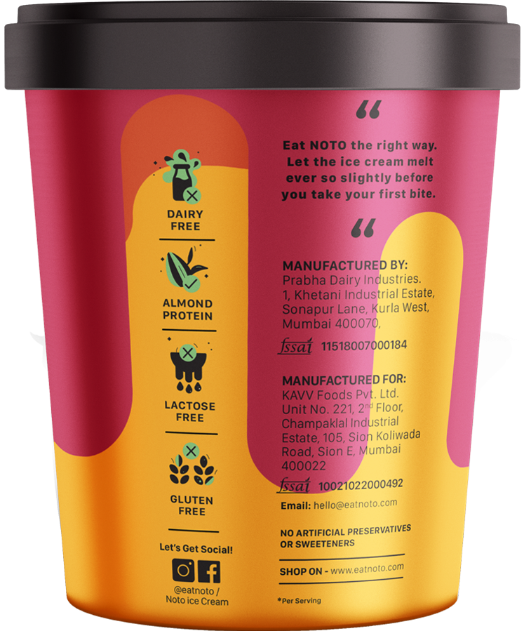 Noto Vegan Mango & Raspberry