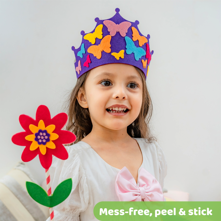 Jackinthebox Butterflies 3-in-1 Art & Craft Kit