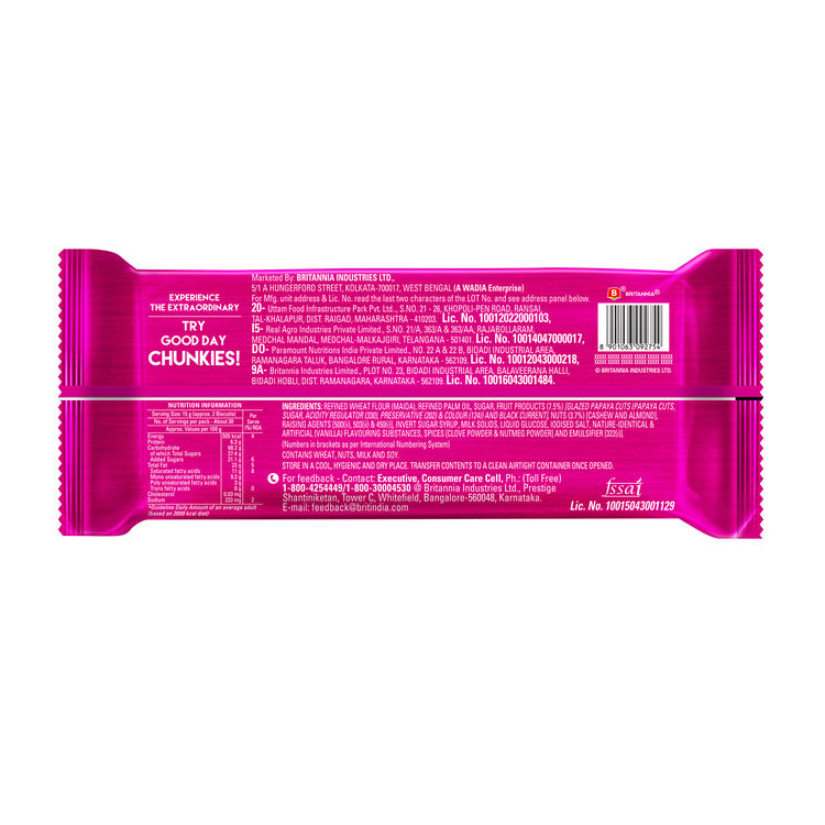 Britannia Good Day Fruit & Nut Cookies