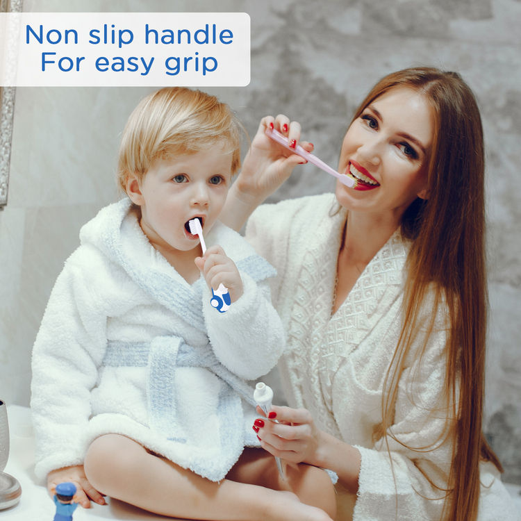 Mee Mee Vehicles Baby Toothbrush For Kids | Blue | 6 months - 3 years