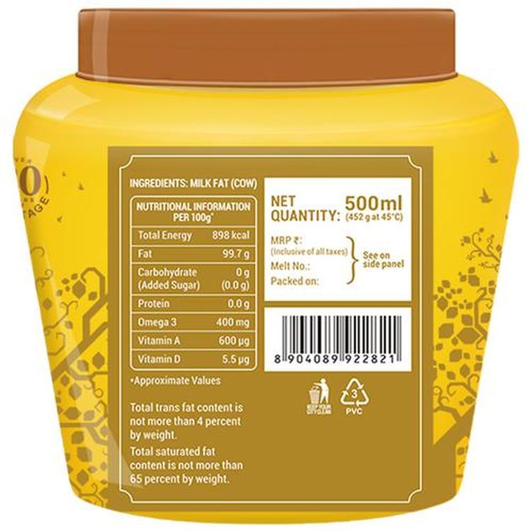 Heritage Cow Ghee | Jar