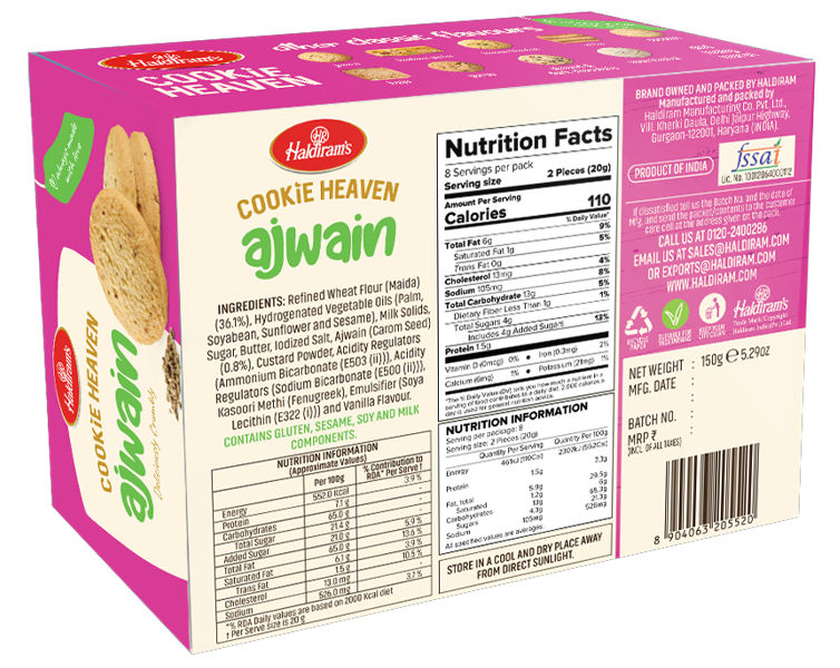 Haldiram's Heaven Ajwain Bakery Cookies