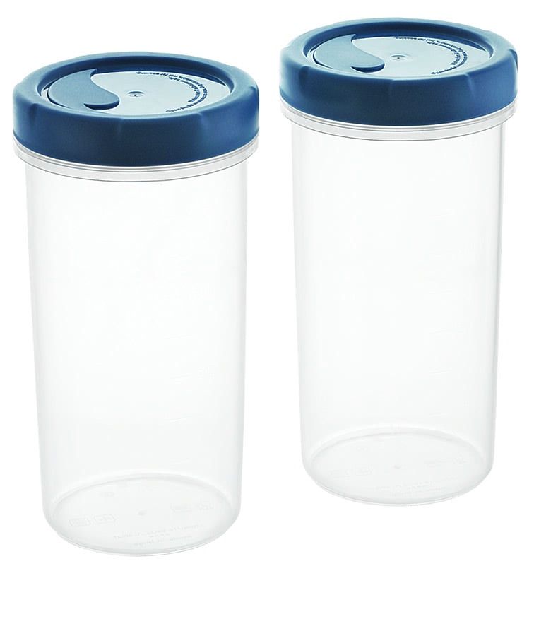 All Time Twister Storage Container (470 Ml X 2) (940 Ml) (2 Pc Set) (Colour May Vary)