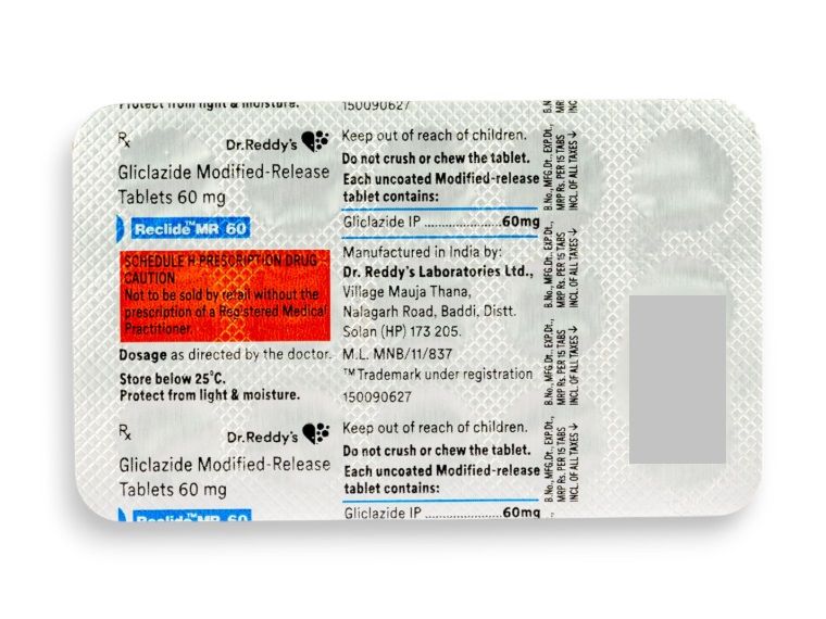 Reclide MR 60 Tablets
