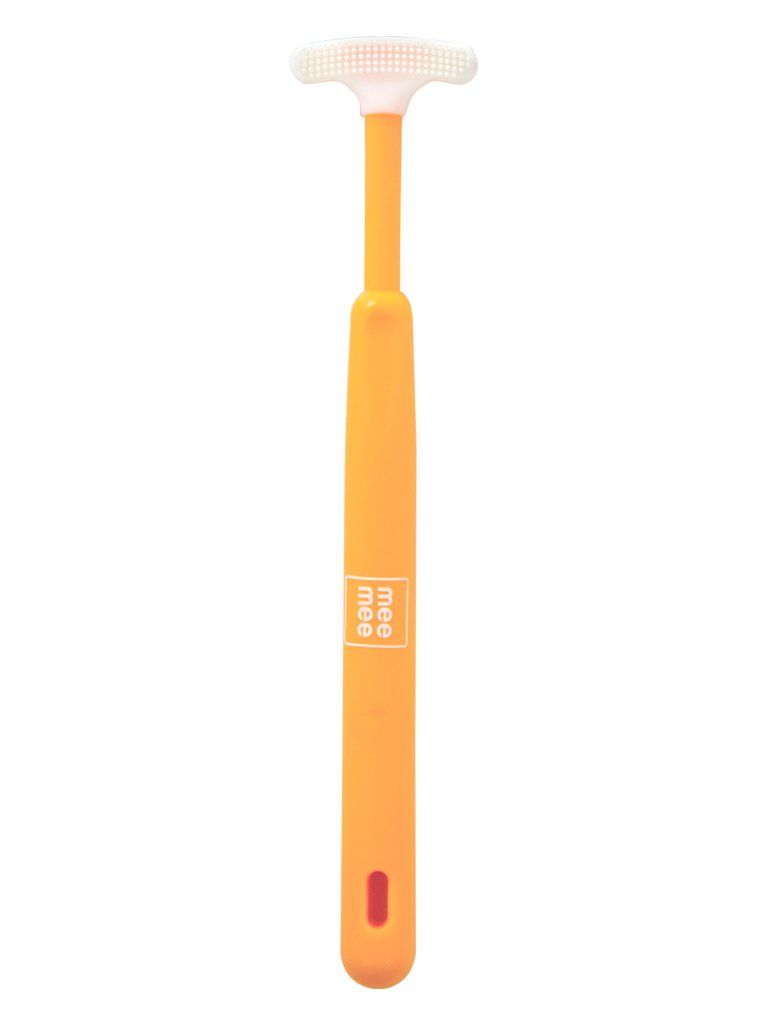 Mee Mee Tender Tongue Cleaner Orange For Kids | 6+ months