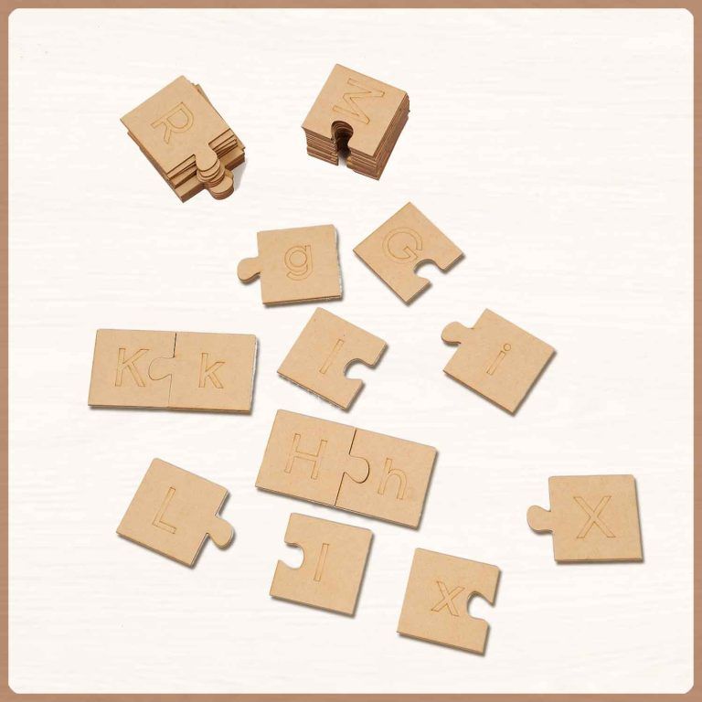 Little Ginnie Alphabet Matching Puzzle For Kids - Educational Jigsaw Puzzle Set | 3+ Years