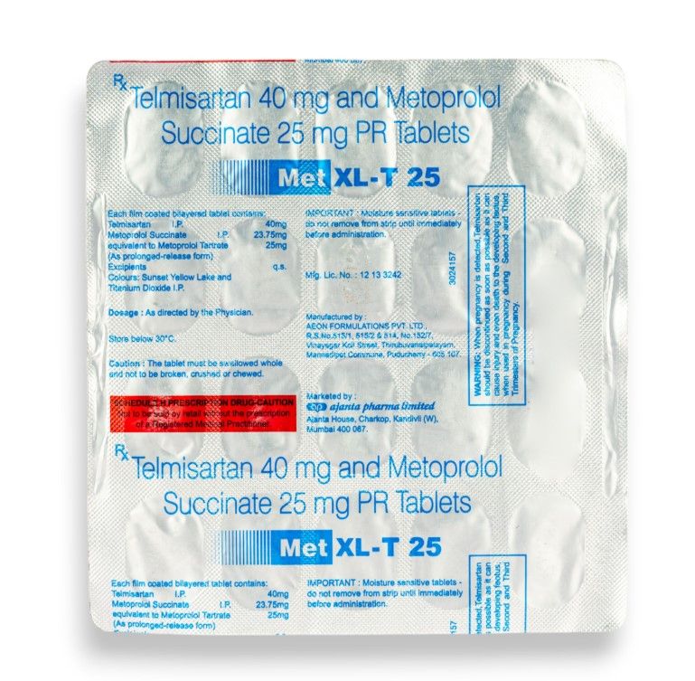 Met XL-T 25 Tablets