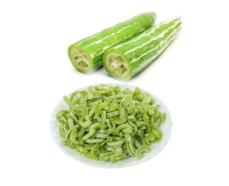 Snake Gourd (Turai) - Cut
