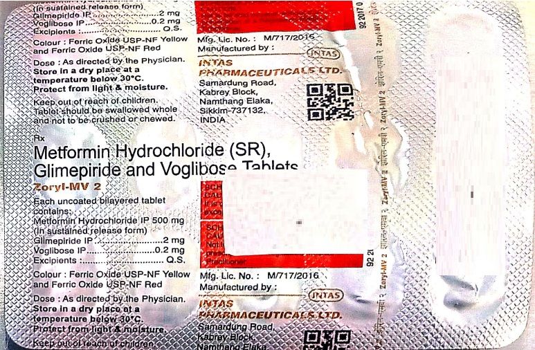 Zoryl-MV 2 Tablets SR