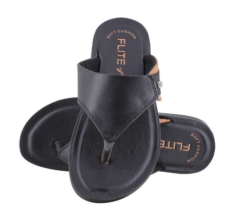 Flite Men's PUG-96 Slippers | Black | 7 UK