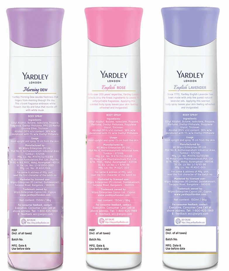 Yardley London Assorted Deodorant Pack for Women - Assorted