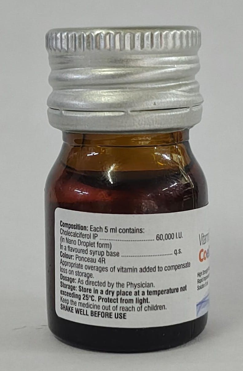 CoeD3 60,000 IU Butterscotch Flavour Sugar Free Oral Solution