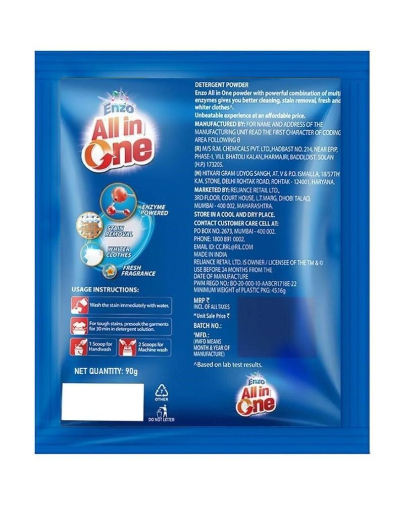 Enzo All In One Detgnt Powder