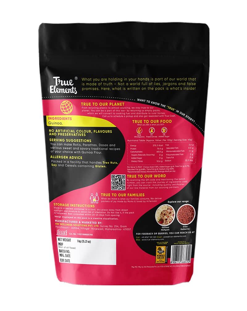 True Elements Quinoa Flour