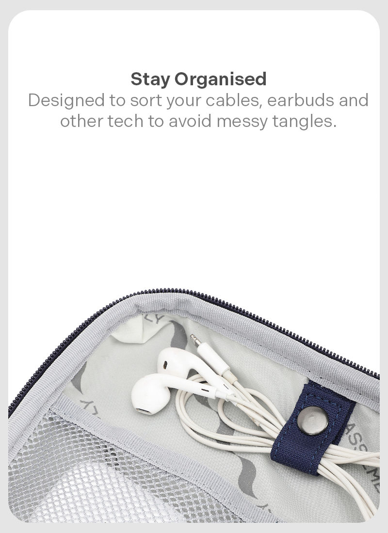 Assembly Atom Tech Organiser - Blue