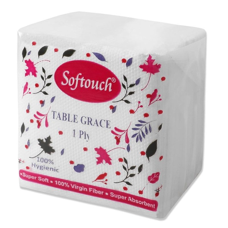 Softouch Tissue Paper Napkins 100 Pcs. 22X22