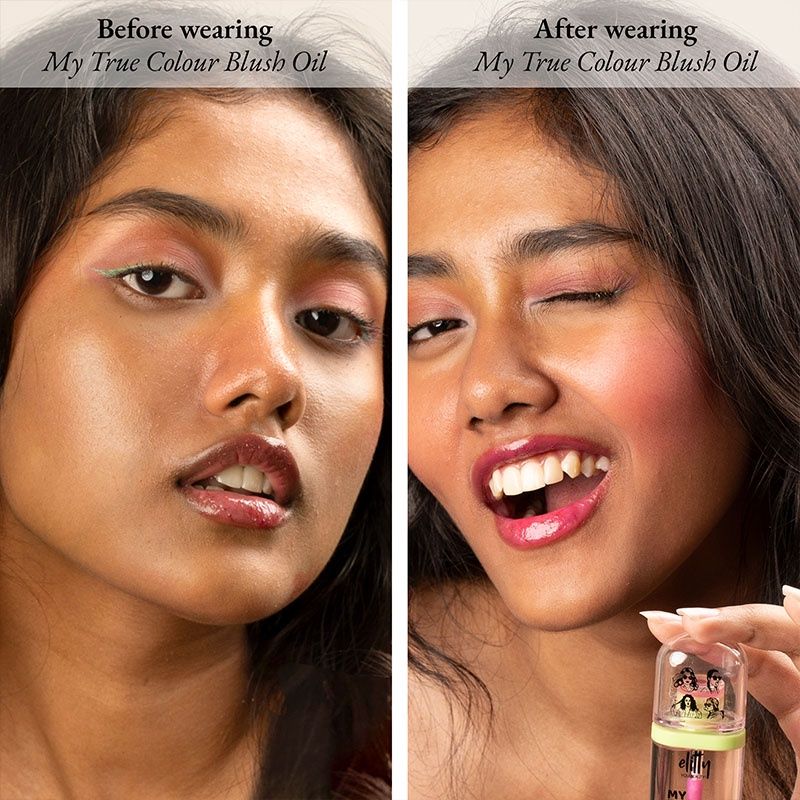 Elitty Ph-Adaptive Lip And Cheek Tint Blush Oil - Enriched With Vitamin E